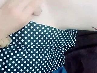 Beautiful Rubyqueen Ladyboy Masturbates Anal Solo