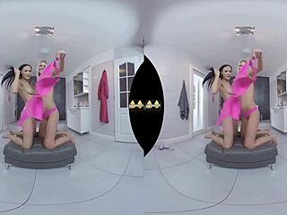 Virtualpee - Euro lesbian pissing and fingering action