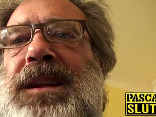 Subslut Brooklyn Blue wrecked by cock, slurping jizz!