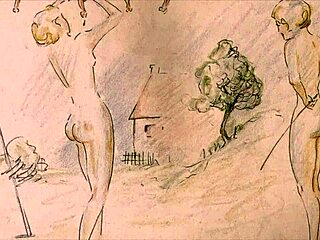 vintage erotic clip with wild hairy action