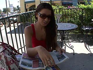 Ann Marie Rios screams as she gets massive facial after g-spot nailing fuck! Mother-in-law milf in doggystyle with shaved pussy.