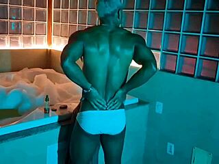 Beautiful Black Guy Invites You To Fuck In The Foam Bath