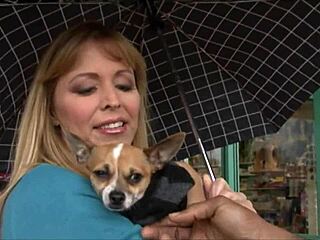 Blonde MILF with big tits gets fucked by a huge black cock