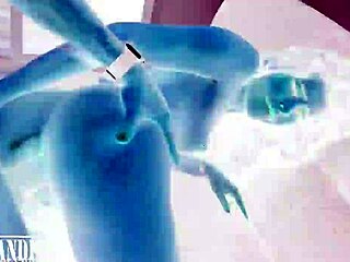 Latina dressed teen cosplay, neighbor witnessed and joined