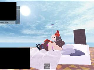 Hey, getting fucked by two black futas! So embarrassing 😳