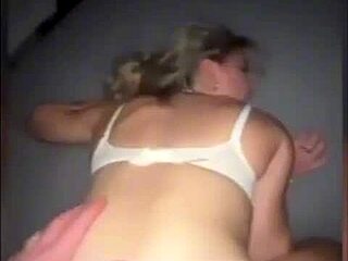 Blonde woman shares her casual story in a narrative style