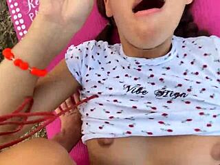 Met Two Cute Girls and Dominated in Wild Group Sex.