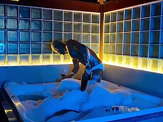 Beautiful Black Guy Invites You To Fuck In The Foam Bath