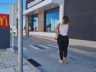 Brunette Homemade Anal with Monster Cock Craving My Big Bunda Over BigMac