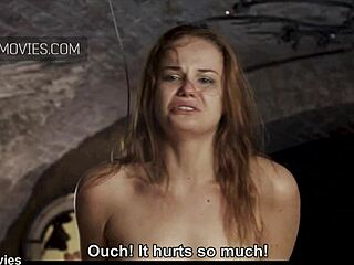 Russian Teen 18+ Pornstar Faces Extreme Caning