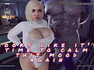 Power Girl is being fucked by Darkdseid’s huge cock