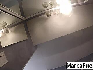 marica hase says, 'i'm masturbating in sexy lingerie before the mirror.'