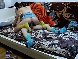 Teen girlfriend fucked in tight pussy by classmate