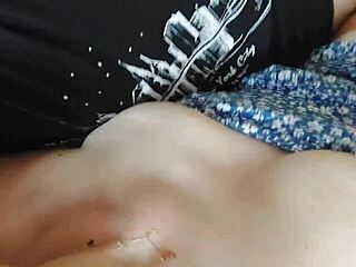 I Made My Stepmom Orgasm Hard Fingering Her Pussy, Then Cum On Her