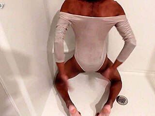 Trans Gymnast Squirts Motor Milk In Bikini