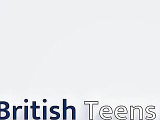 Young cute British girl fucked by her boyfriend with a messy finish