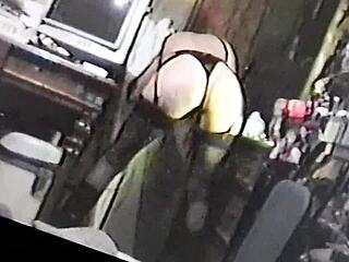 Stockings and cash deal—how far will this tight ass go for money?