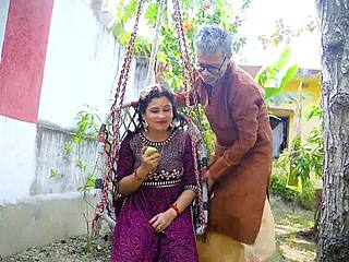 Dadaji rides teenager’s ass rudely when she is alone