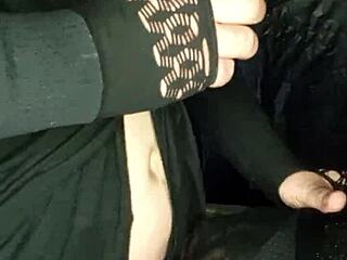 Sexy girl gets fucked by a crossdressing man in the story