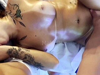 I Sucked The Masseur And He Fucked Me On The Table Until I Lactated!