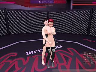Kinky fight club loses to sexy chick Kat, a petite Latina beauty