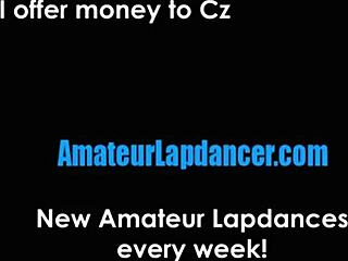 Teen cutie dances playfully