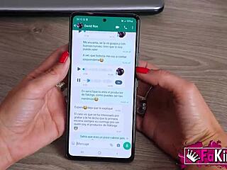 Fake porn producer convinces his building cleaning lady to make her anal debut