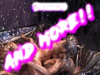 i watch big tit lesbians catfight in mud, so messy an nude