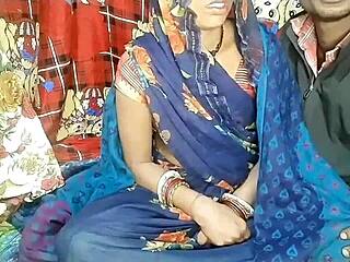 Desi Rashi Aunty's First Hindi Audio Sex with Claire Vaise. Saree Lifted for Wild Fingering!