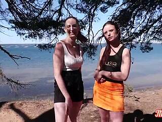 me and busty milfs Arianna and Angelina sharing a hard cock.