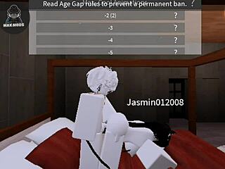 Fucking sluts with big cocks in Roblox sex game
