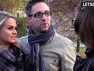 Marina Visconti enjoys a passionate encounter with her coworker at Christmas - LetsDoIt