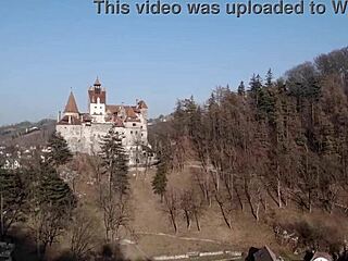 young spanish girl with glasses gives blowjob and rides monster cock in public car with victor bloom