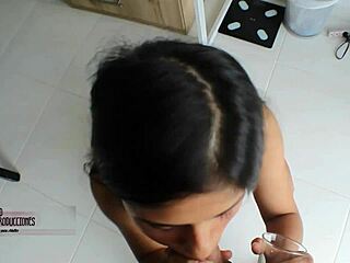 Step-Brother, Drink My Cum in Glass!