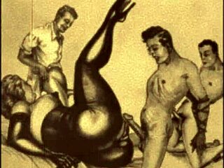 Have you seen these vintage erotic drawings of big tits and asses?