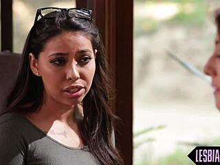 Hot lesbian turns argument into passionate scissoring and licking.