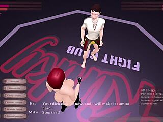 Kinky Fight Club Loser Rides Kat In Night Club Passion