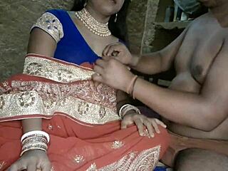 An Indian girl with a tongue like a snake, making the best blowjob