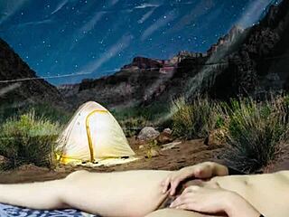 A man filmed his naked stepsister while she was camping, a stupid action