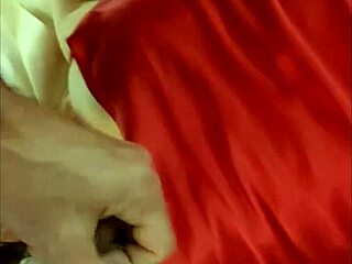 french amateur in red dress deepthroats and fucks in various positions