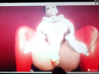 I joined the Christmas orgy with milk and lesbian group fun.