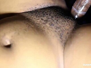Sweet Pussy Gets Filled with Big Black Cock and Cum