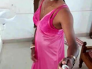 Ever seen Indian CD Lara Dsouza in pink satin getting wild?