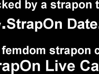 Feel The Power As I Dominate You With My Strapon