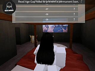 Fucking sluts with big cocks in Roblox sex game