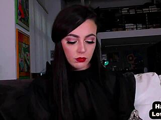 watch this perky boobs babe finger her pussy and talk dirty to you.