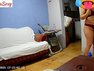 Big ass latina model in sexy outfit backstage before sex