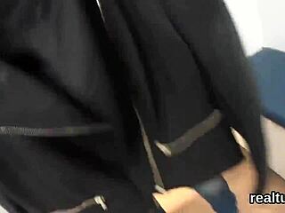 Czech Sweetie Reamed in Mall POV