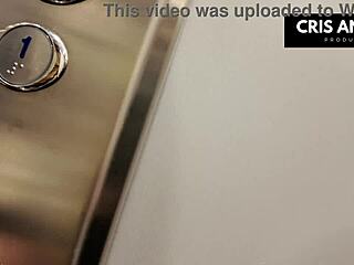 stuck in elevator during spain blackout, ended up banging married neighbor - part 01