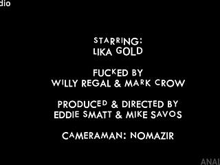 Lika Gold's holes pounded hard in DP